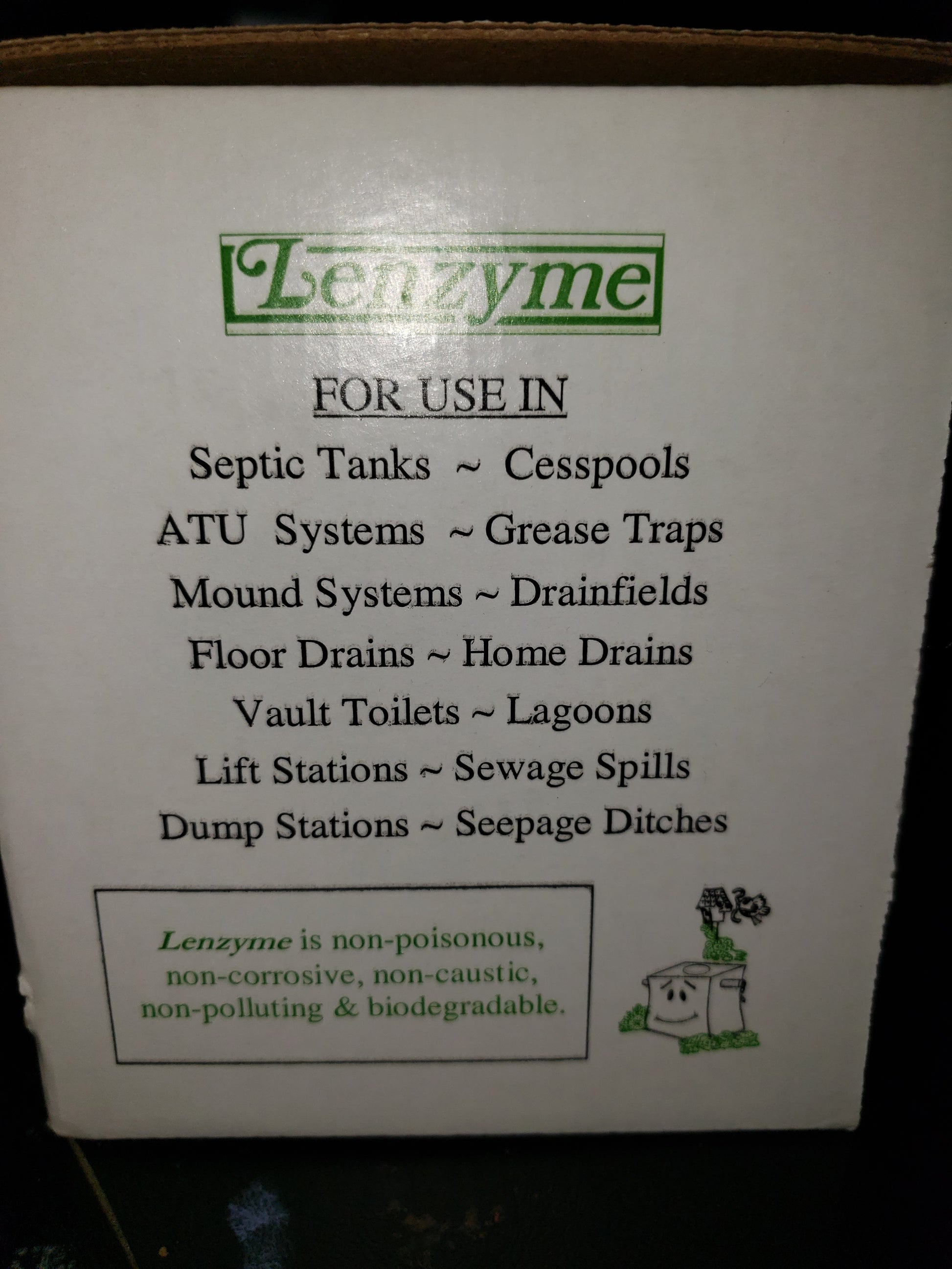 Lenzyme Monthly Septic Treatment – C & N Septic Service