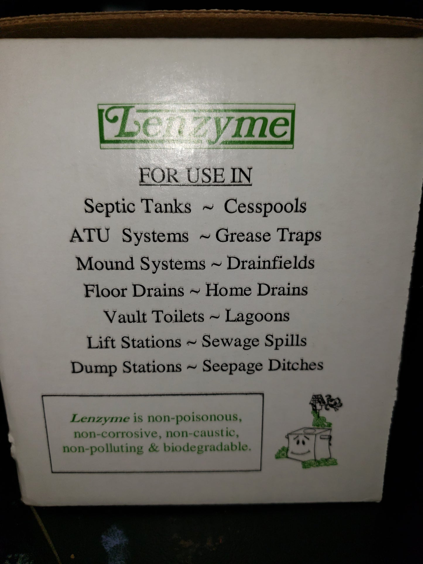 Lenzyme Monthly Septic Treatment